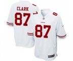 San Francisco 49ers #87 Dwight Clark Game White Football Jersey