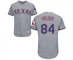 Texas Rangers #84 Prince Fielder Grey Flexbase Authentic Collection Baseball Jersey