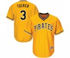 Pittsburgh Pirates Cole Tucker Replica Gold Alternate Cool Base Baseball Player Jersey
