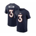Denver Broncos #3 Russell Wilson 2022 Navy Name & Number T-Shirt
