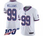 New York Giants #99 Leonard Williams Limited White Rush Vapor Untouchable 100th Season Football Jersey