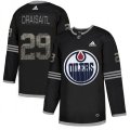 Edmonton Oilers #29 Leon Draisaitl Black Authentic Classic Stitched NHL Jersey