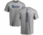 Los Angeles Rams #5 Blake Bortles Ash Backer T-Shirt