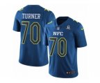 Carolina Panthers #70 Trai Turner Limited Blue 2017 Pro Bowl NFL Jersey