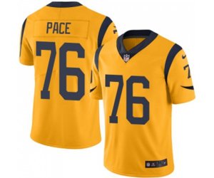 Los Angeles Rams #76 Orlando Pace Limited Gold Rush Vapor Untouchable Football Jersey