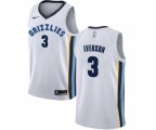 Memphis Grizzlies #3 Allen Iverson Authentic White Basketball Jersey - Association Edition