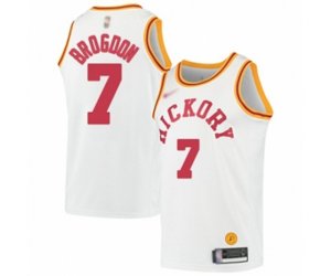 Indiana Pacers #7 Malcolm Brogdon Swingman White Hardwood Classics Basketball Jersey