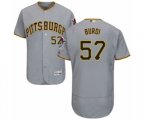 Pittsburgh Pirates Nick Burdi Grey Road Flex Base Authentic Collection Baseball Player Jersey