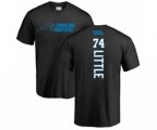 Carolina Panthers #74 Greg Little Black Backer T-Shirt
