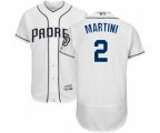 San Diego Padres Nick Martini White Home Flex Base Authentic Collection Baseball Player Jersey
