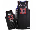 Memphis Grizzlies #33 Marc Gasol Authentic Black 2015 All Star Basketball Jersey