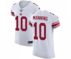 New York Giants #10 Eli Manning White Vapor Untouchable Elite Player Football Jersey