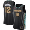 Memphis Grizzlies #12 Ja Morant Nike Black 2020-21 Swingman Jersey
