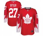 Toronto Maple Leafs #27 Darryl Sittler Authentic Red Alternate NHL Jersey