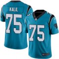 Carolina Panthers #75 Matt Kalil Limited Blue Rush Vapor Untouchable NFL Jersey