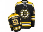 Reebok Boston Bruins #51 Ryan Spooner Authentic Black Home NHL Jersey