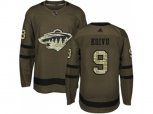 Minnesota Wild #9 Mikko Koivu Green Salute to Service Stitched NHL Jersey