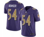 Baltimore Ravens #54 Tyus Bowser Limited Purple Rush Vapor Untouchable Football Jersey