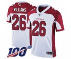 Arizona Cardinals #26 Brandon Williams White Vapor Untouchable Limited Player 100th Season Football Jersey