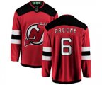 New Jersey Devils #6 Andy Greene Fanatics Branded Red Home Breakaway Hockey Jersey