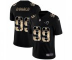Los Angeles Rams #99 Aaron Donald Limited Black Statue of Liberty Football Jersey