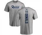 Los Angeles Rams #99 Aaron Donald Ash Backer T-Shirt