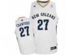 New Orleans Pelicans #27 Jordan Crawford Swingman White Home NBA Jersey