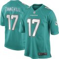 Miami Dolphins #17 Ryan Tannehill Game Aqua Green Team Color NFL Jersey