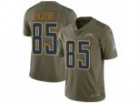 Los Angeles Chargers #85 Antonio Gates Limited Olive 2017 Salute to Service NFL Jersey