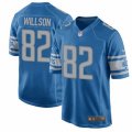 Detroit Lions #82 Luke Willson Game Blue Team Color NFL Jersey