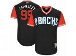 Arizona Diamondbacks #99 Taijuan Walker Tai-Weezy Authentic Black 2017 Players Weekend MLB Jersey