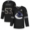Vancouver Canucks #53 Bo Horvat Black Authentic Classic Stitched NHL Jerse