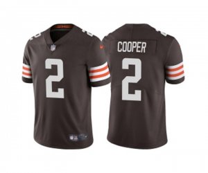 Cleveland Browns #2 Amari Cooper Brown Vapor Untouchable Limited Stitched Jersey