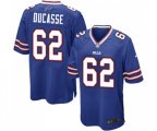 Buffalo Bills #62 Vladimir Ducasse Game Royal Blue Team Color Football Jersey