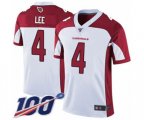 Arizona Cardinals #4 Andy Lee White Vapor Untouchable Limited Player 100th Season Football Jersey