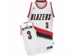 Portland Trail Blazers #3 C.J. McCollum Swingman White Home NBA Jersey