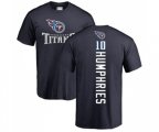 Tennessee Titans #10 Adam Humphries Navy Blue Backer T-Shirt