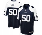 Dallas Cowboys #50 Sean Lee Game Navy Blue Throwback Alternate Football Jersey