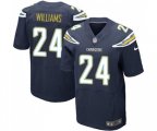 Los Angeles Chargers #24 Trevor Williams Elite Navy Blue Team Color Football Jersey