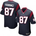 Houston Texans #87 C.J. Fiedorowicz Game Navy Blue Team Color NFL Jersey