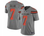 Cleveland Browns #7 Jamie Gillan Limited Gray Inverted Legend Football Jersey