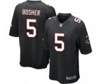Atlanta Falcons #5 Matt Bosher Game Black Alternate Football Jersey