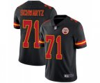 Kansas City Chiefs #71 Mitchell Schwartz Limited Black Rush Vapor Untouchable Football Jersey