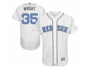 Boston Red Sox #35 Steven Wright Authentic White Flex Base MLB Jersey