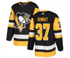 Adidas Pittsburgh Penguins #37 Carter Rowney Premier Black Home NHL Jersey