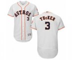 Houston Astros Kyle Tucker White Home Flex Base Authentic Collection Baseball Player Jersey