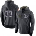 Dallas Cowboys #33 Chidobe Awuzie Stitched Black Anthracite Salute to Service Player Performance Hoodie