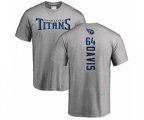 Tennessee Titans #64 Nate Davis Ash Backer T-Shirt