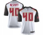 Tampa Bay Buccaneers #40 Mike Alstott Game White Football Jersey
