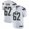 Los Angeles Chargers #62 Max Tuerk White Vapor Untouchable Limited Player NFL Jersey
